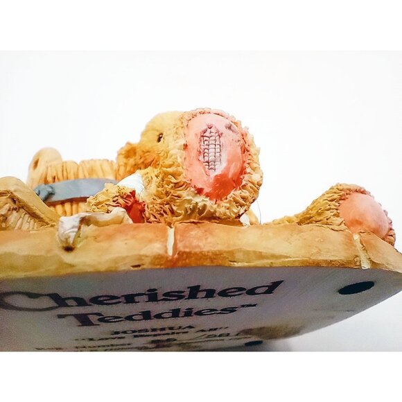 Joshua Love Repairs All Cherished Teddies Vintage 1991 950556 2.25 Inch Figure - Picture 15 of 15